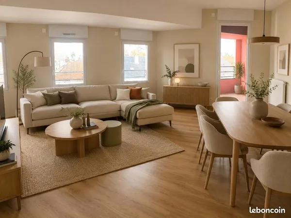 Appartement 3 pièces 58 m²