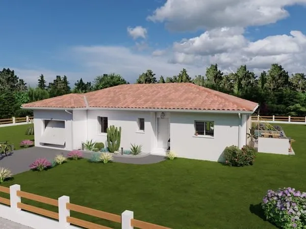 Maison trois chambres avec garage à Bas Mauco