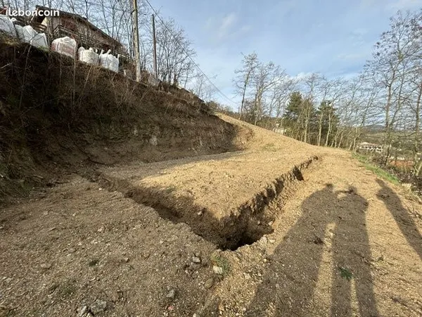 Terrain 700 m² Villevocance