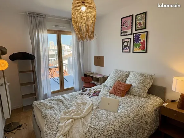 Chambre 1 pièce 10 m²