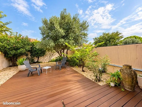 À LOUER - Maison T5 de 97 m² avec jardin, véranda, terrasse et garage - LA LAUPIE