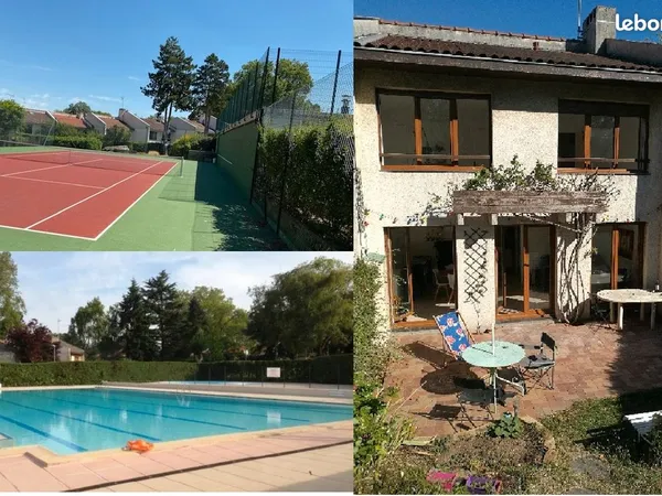 🌞 Coloc pépite à Ris-Orangis - Piscine, Jardin, RER D & Super Ambiance