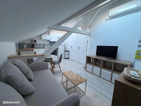A louer appartement t1bis meublée entièrement rénovée