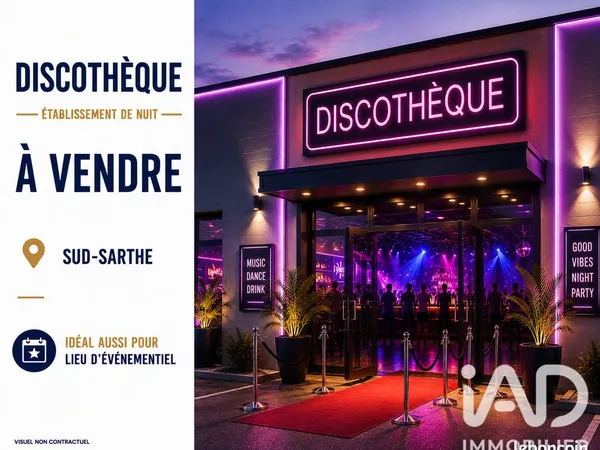 Discothèque 450 m² Sablé-sur-Sarthe