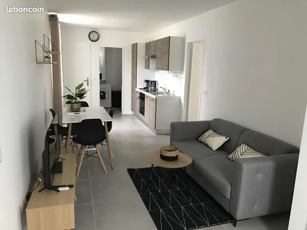 Appartement T3 meublé avec terrasse