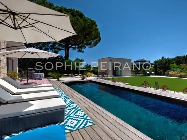 Mougins - Villa Contemporaine Neuve Avec Aperçu Mer
