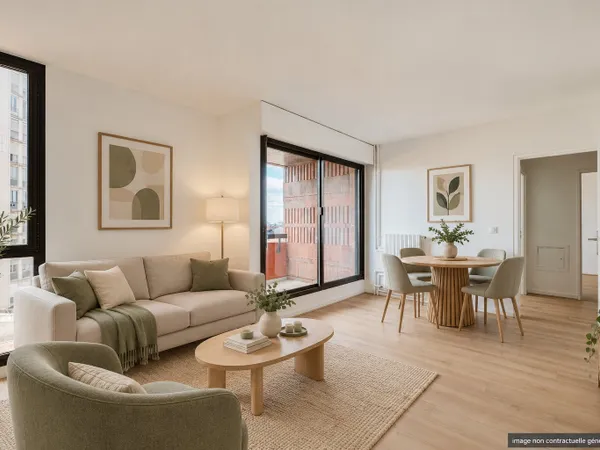 Toulouse Jean-Jaurès T2 rénové de 42 m2 avec deux balcons