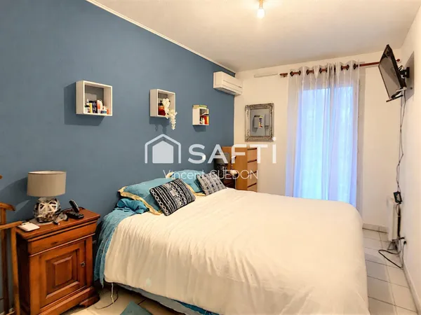 Appartement T3 de 58m² climatisé garage et parking
