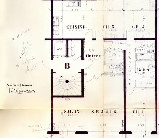 Appartement 6 pièces 100 m²