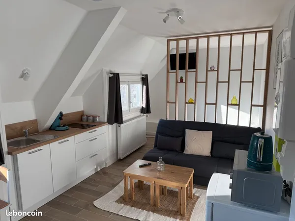 Studio refait à neuf, totalement meublé et équipé. Surface 20.5m². Etage 4/4