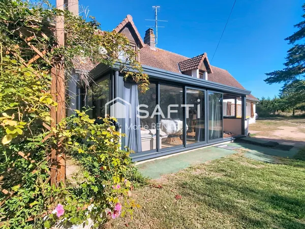 Maison de campagne sans vis-à-vis, terrain 4430 m2