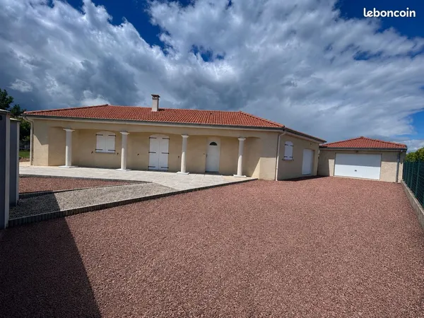 Plain‑pied 145 m² - 4 chambres + salle de jeux 25m² - 1000 m² - sans vis-à-vis