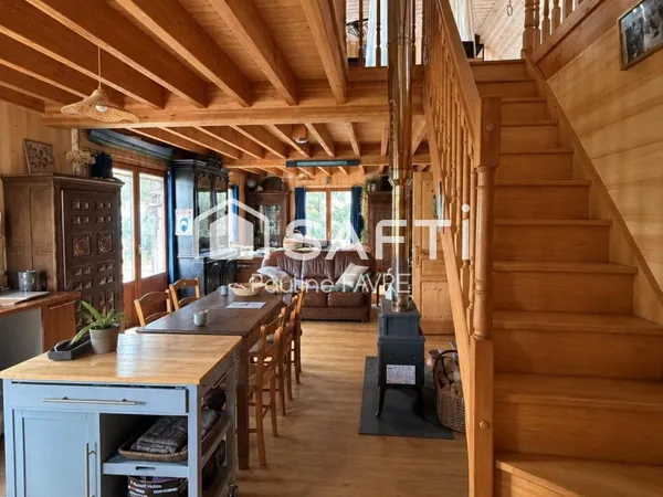 Maison bois écologique, lumineuse et modulable