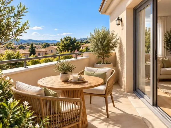 SALON-DE-PROVENCE - T2 NEUF EN DERNIER ÉTAGE AVEC TERRASSE