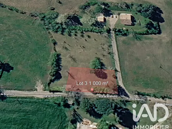 Terrain 1000 m²