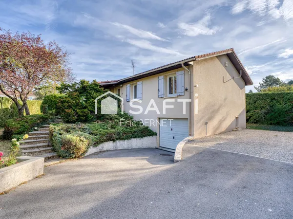 Maison de Plain pied de 91 M² avec un sous- sol complet terrain terrain piscinable