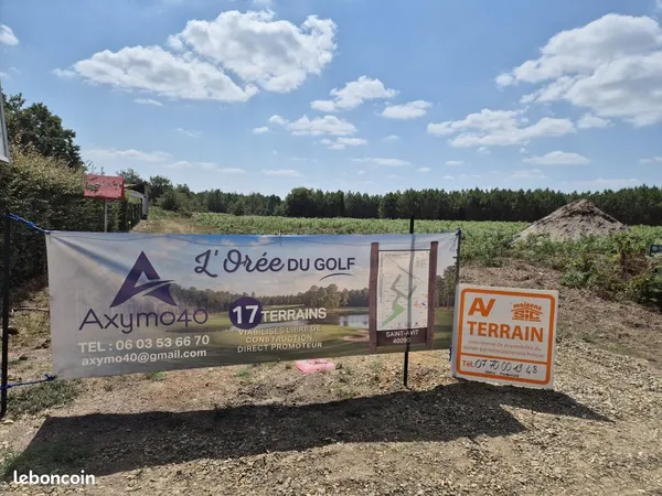 Terrain 465 m² Saint-Avit