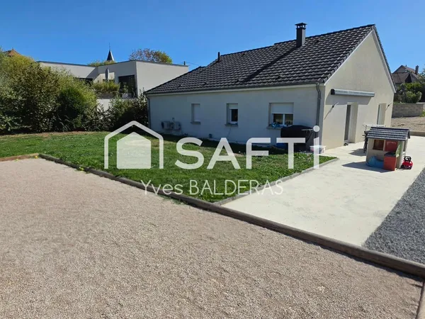 Maison plein pied avec vue dégagée