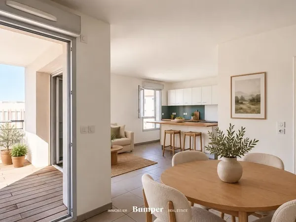 T3 DE 66 M² AVEC BALCON | 8E LE BACHUT | PROCHE TRAM T2 | GARAG