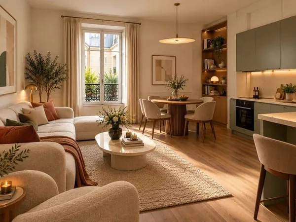 Appartement 3 pièces 55 m²
