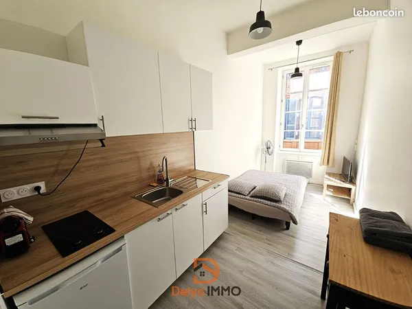 Studio 1 pièce 17 m²
