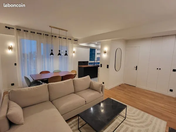 Appartement meublé 2p 49m2 à Boulogne-Billancourt