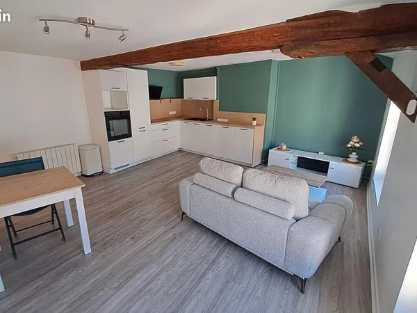 Location Appartement T2 Meublé 49M2 - Entièrement rénové - Vienne Centre Historique - Calme - 5mn à 