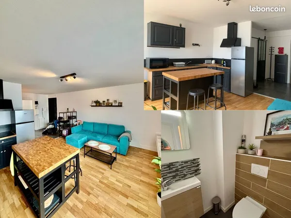 A louer : chambre meublée en colocation + parking