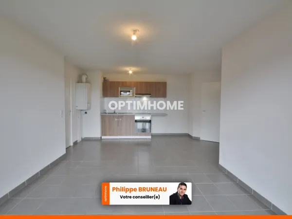 57 m² lumineux, 2 chambres, ascenseur et 2 parkings inclus