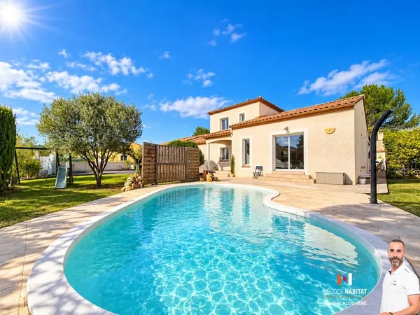 MONTARNAUD BELLE VILLA T6 DE 165M2 SUR 1196M2 DE TERRAIN AVE