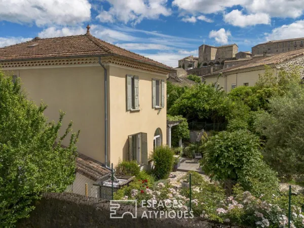 charmante maison bourgeoise avec jardin, terrasses et atelier d'artiste