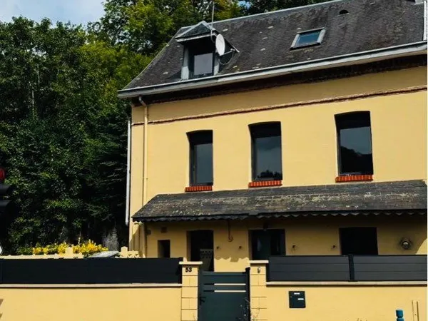 Maison rénovée 85 m² — Belbeuf, Route de Paris — 3 chambres, terrasse plein sud