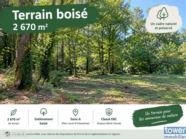 Terrain 2670 m² Fégréac