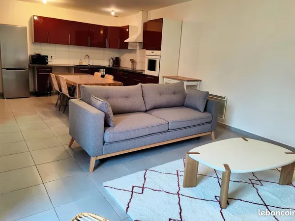 T3 meublé de 72 m² en rez-de-chaussée