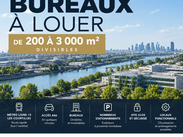Bureaux 3000 m²