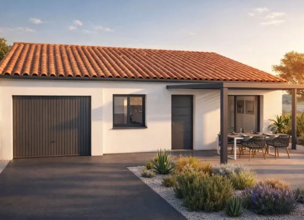 Maison neuve 81 m² avec 3 chambres sur terrai...