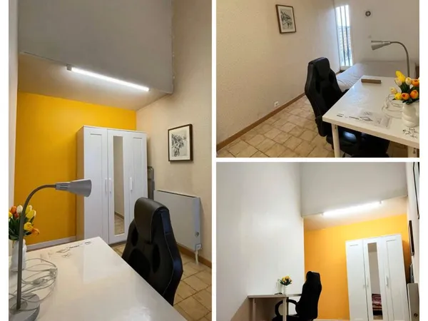 Chambre meublée en colocation étudiante 450 euros HC- Champs-sur-Marne (77420)