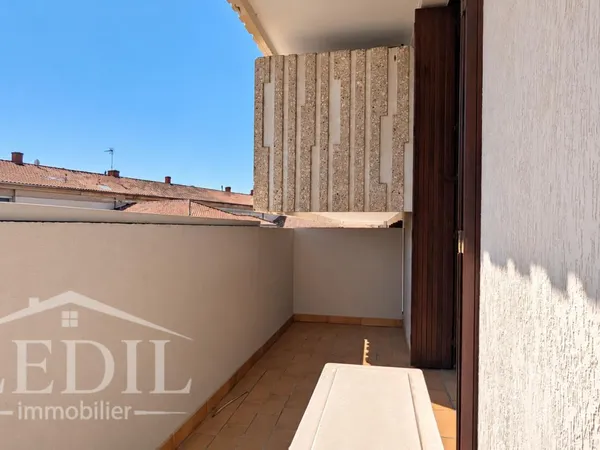 T3 avec balcon, garage et cellier