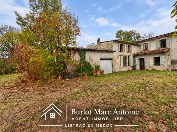 Listrac-Médoc - Maison à rénover - Plusieurs lots possibles - Idéal investisseur
