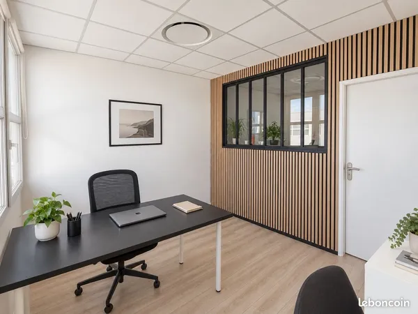 Bureau privatif 10 m² - Millénaire - 1 à 2 postes - Parking + fibre