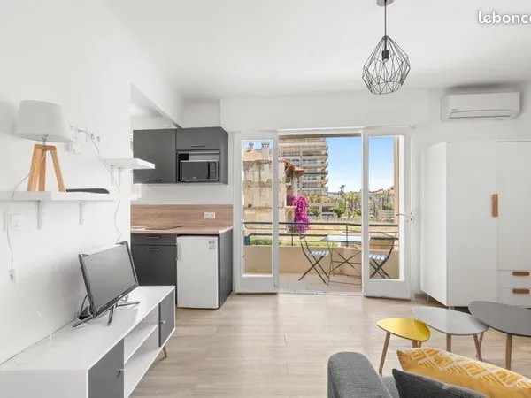 à louer studio 22m2 juan les pins