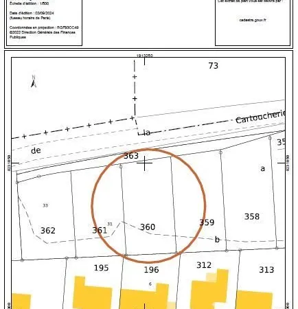 Terrain 616 m² Val de Briey