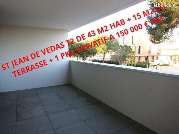 Appartement 2 pièces 43 m²