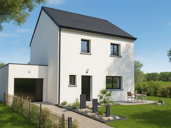 Projet de construction d'une maison 105 m² avec terrain à QUERRIEN (29)