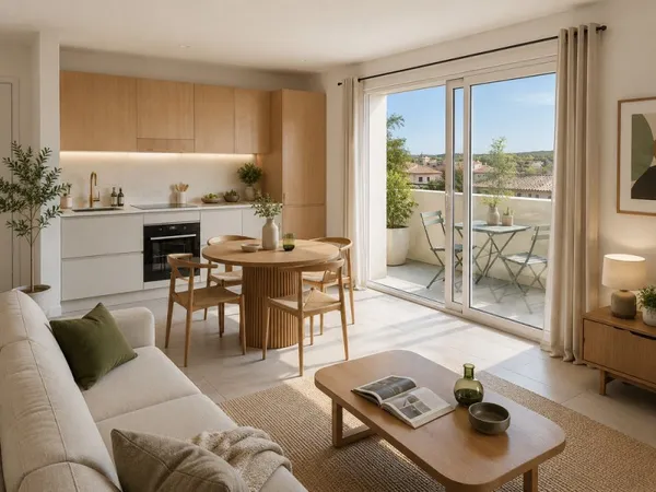 MAGNIFIQUE T3 AVEC TERRASSE & 2 CHAMBRES - BRIGNOLES CENTRE