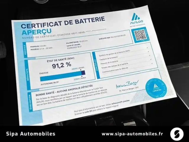 Citroën C4 e- 136 ch automatique — photo 42