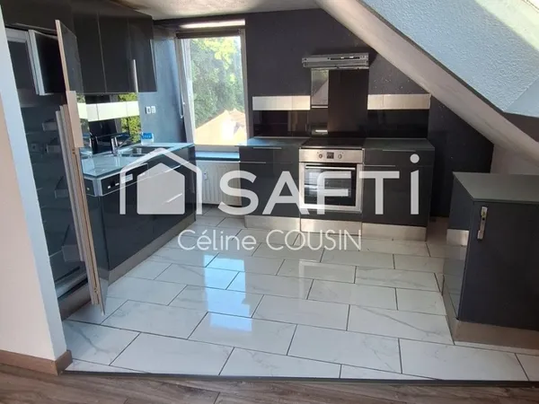 Venez découvrir cet appartement T2 de 35m2 à DAMPIERRE LES BOIS