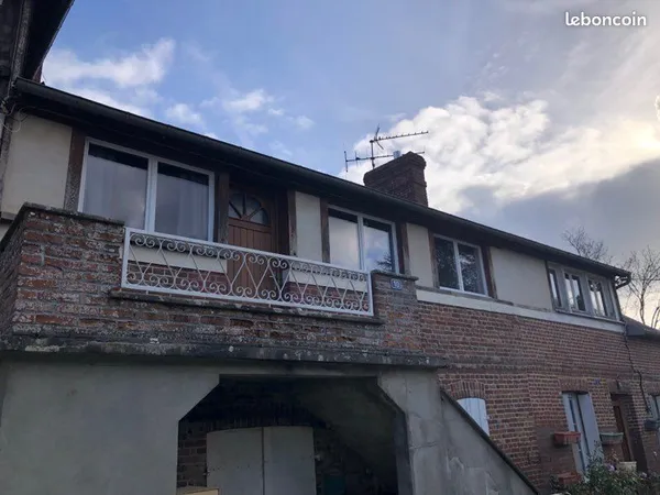 A louer T2 à Vascoeuil centre de 40 m2 avec garage 25m2
