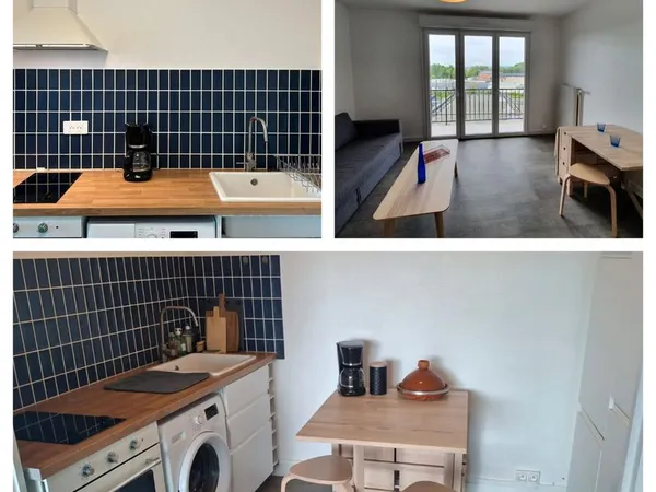 Appartement meublé 44m2 - proche centre-ville