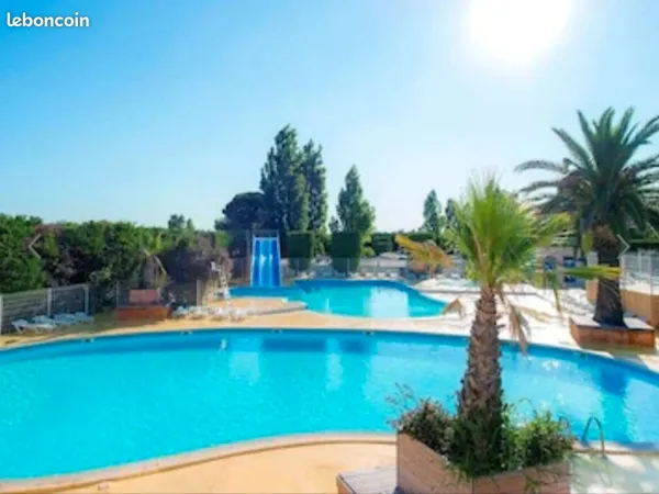 🏡 Mobil-home IRM Super Mercure 2013 - Climatisé - Camping 4★ - Vic-la-Gardiole (34)